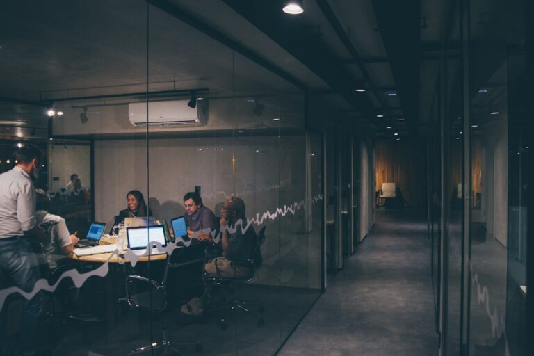Business networking ROI – business team reviewing opportunities